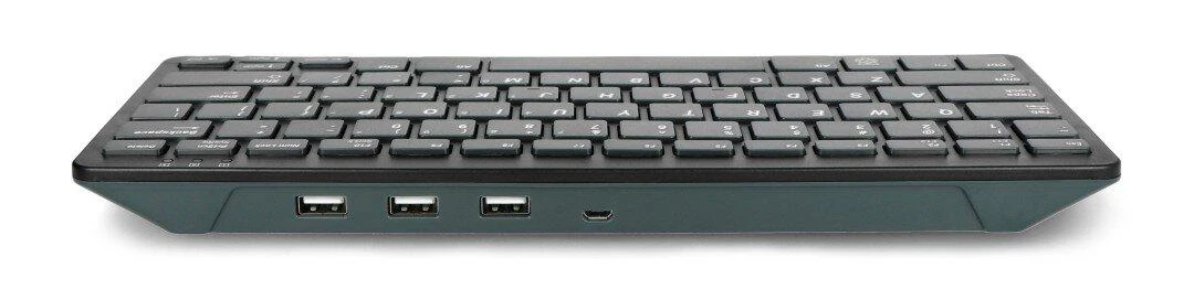 Raspberry Pi klaviatūra su USB šakotuvu