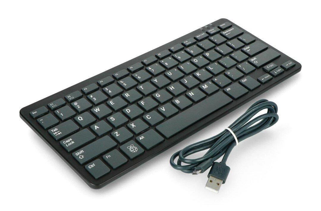 Raspberry Pi USB klaviatūra su susuktu laidu