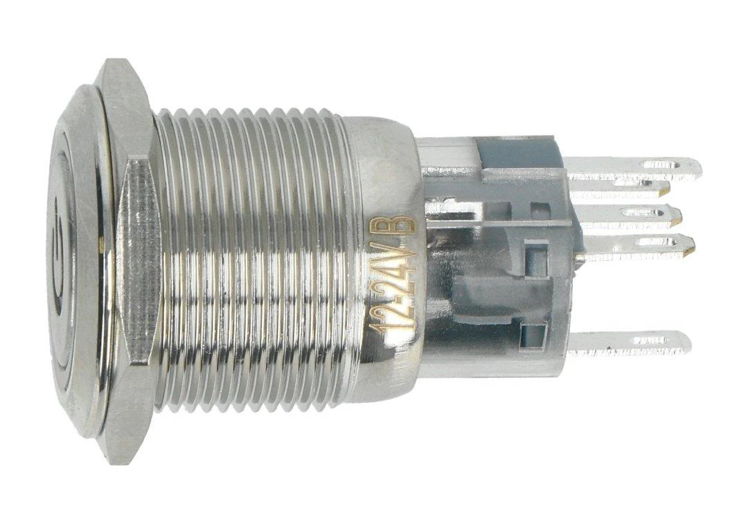 Oem ON-OFF jungiklis monostabilus - plokščias - mėlynas - 12V