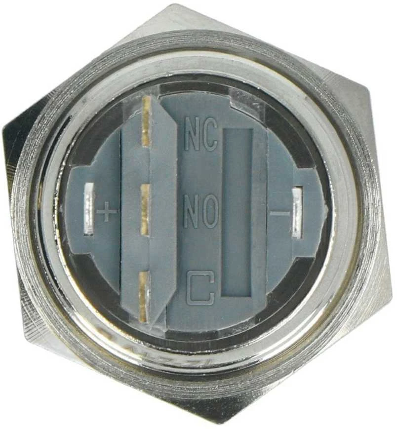 Oem ON-OFF jungiklis monostabilus - plokščias - mėlynas - 12V