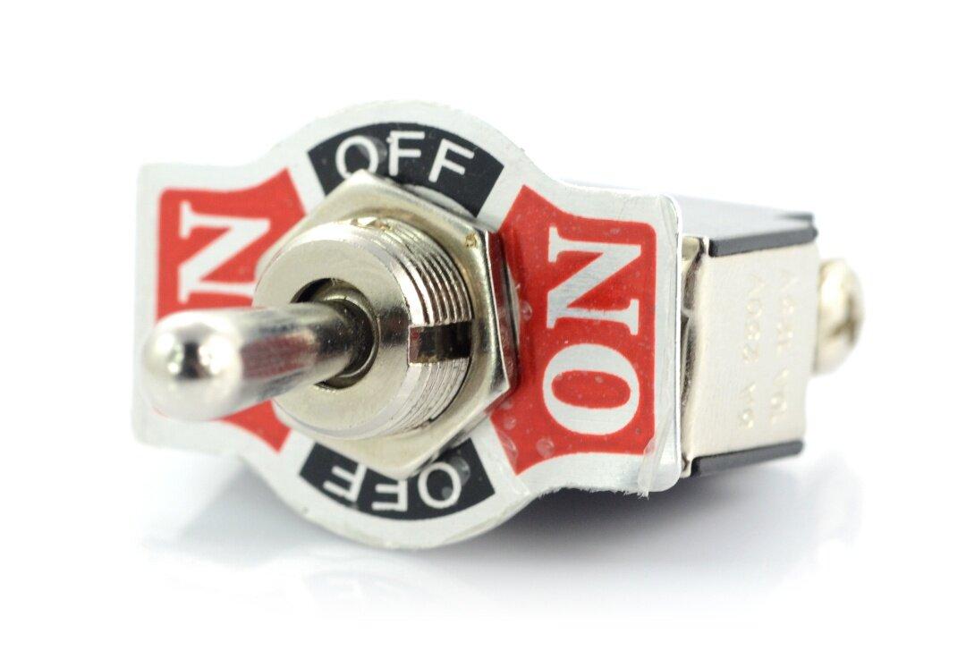 Oem ON-OFF-ON KN3 (B) -123 250V/6A perjungimo jungiklis - monostabilus