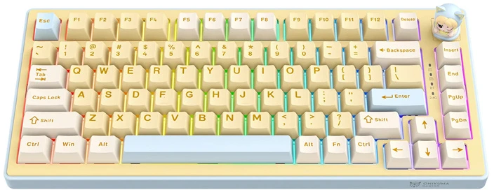 Onikuma MT707 Klaviatūra žaidimams (Geltona)