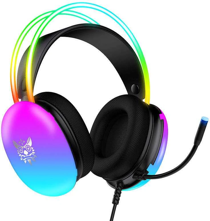 ONIKUMA X25 ausinės su RGB apšvietimu
