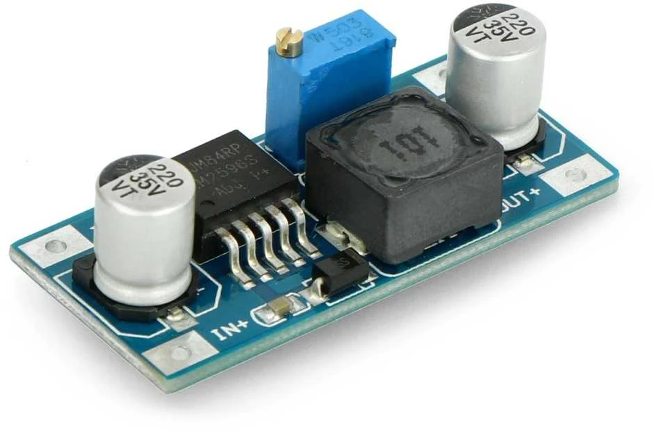 Openplatform DC/DC įtampos keitiklis LM2596 nuo 3-35V iki 1.5-30V 3A (STEP DOWN)