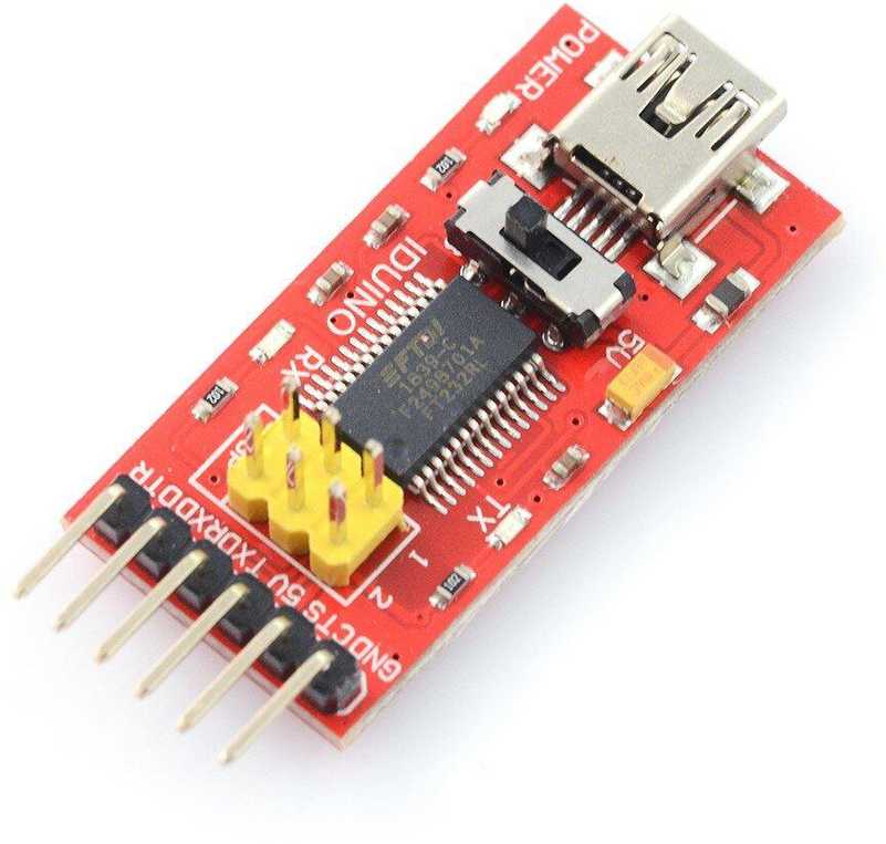 Openplatform Keitiklis USB-UART FTDI FT232RL miniUSB + USB laidas