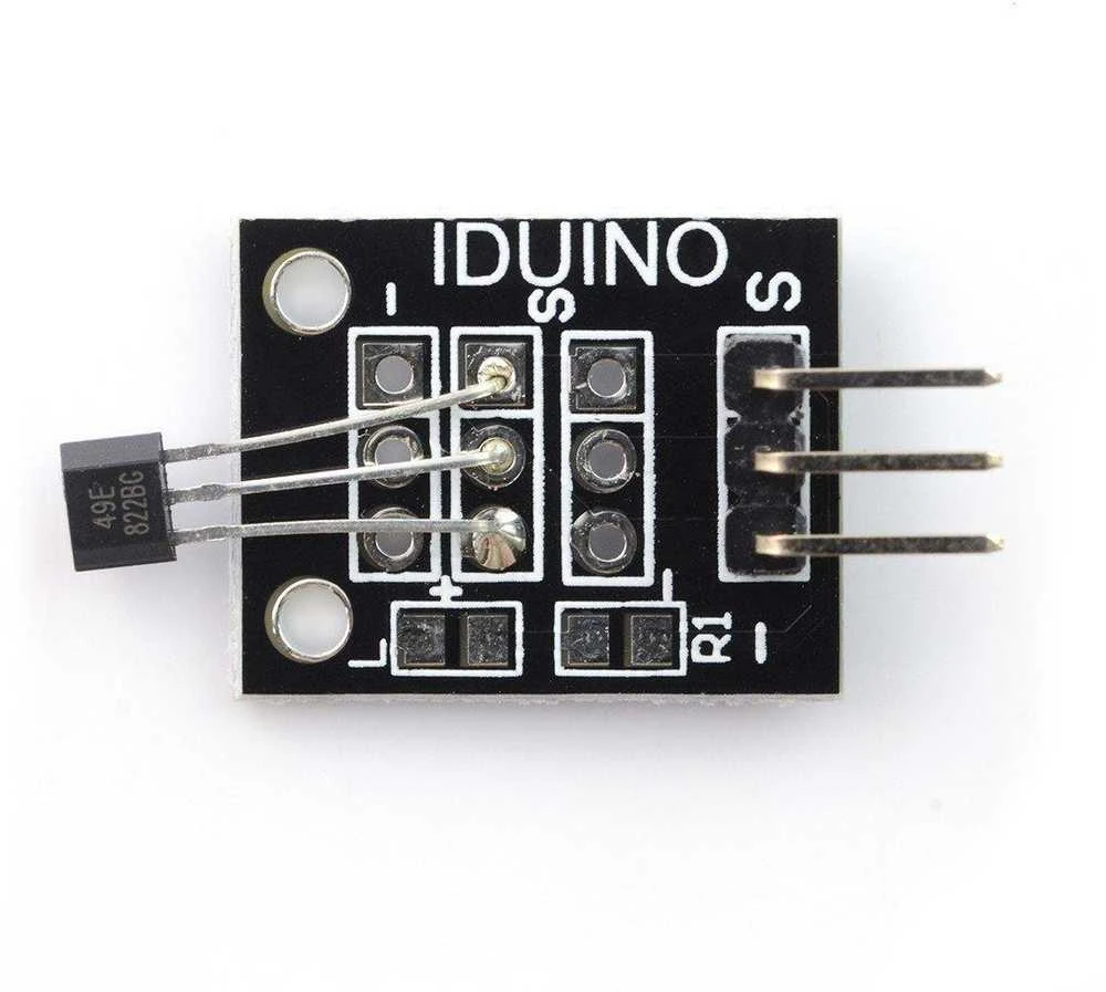 Iduino Hall jutiklio modulis su 49E sensoriumi