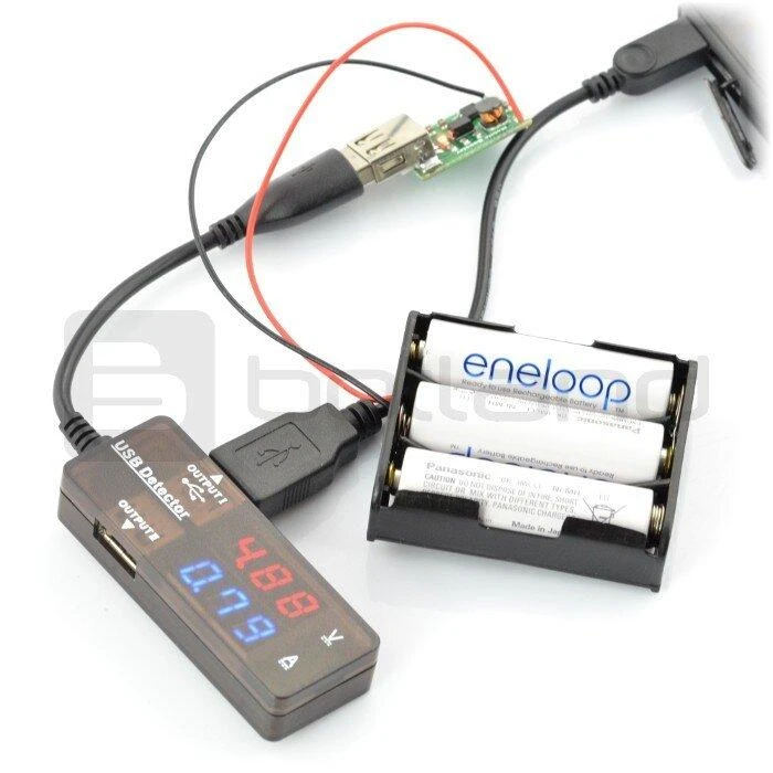 Openplatform Step-Up įtampos reguliatorius su USB lizdu 5V 1.2A