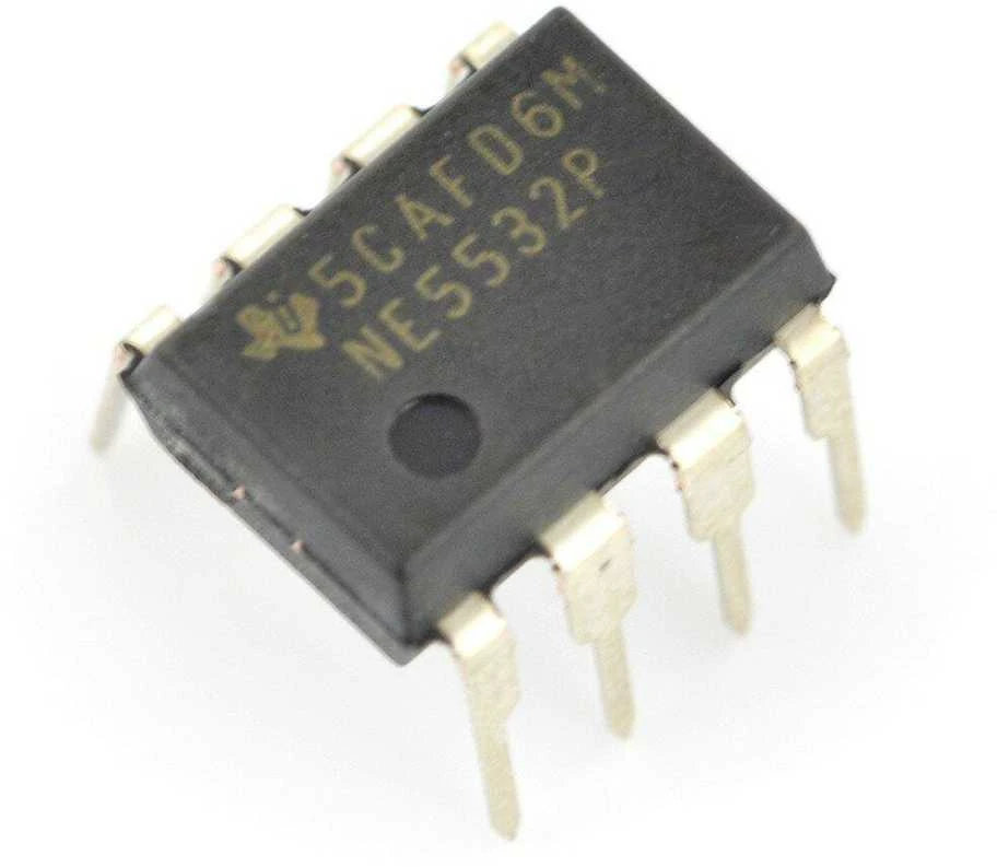 NE5532P operacinis stiprintuvas DIP8 korpuse