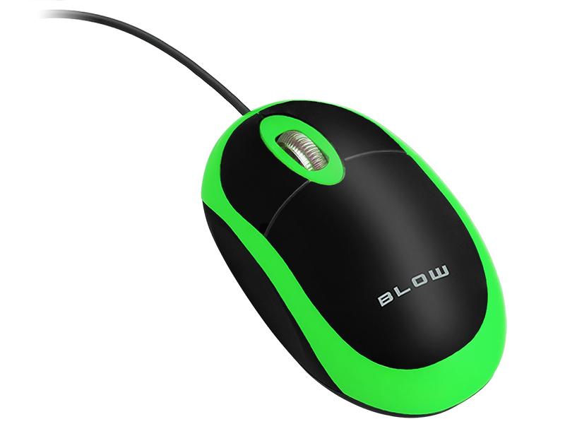 BLOW 84-016 BLOW Optinė pelė MP-20 USB žalias