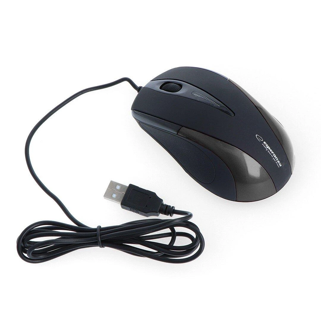 Optinė pelė USB (juoda) Esperanza