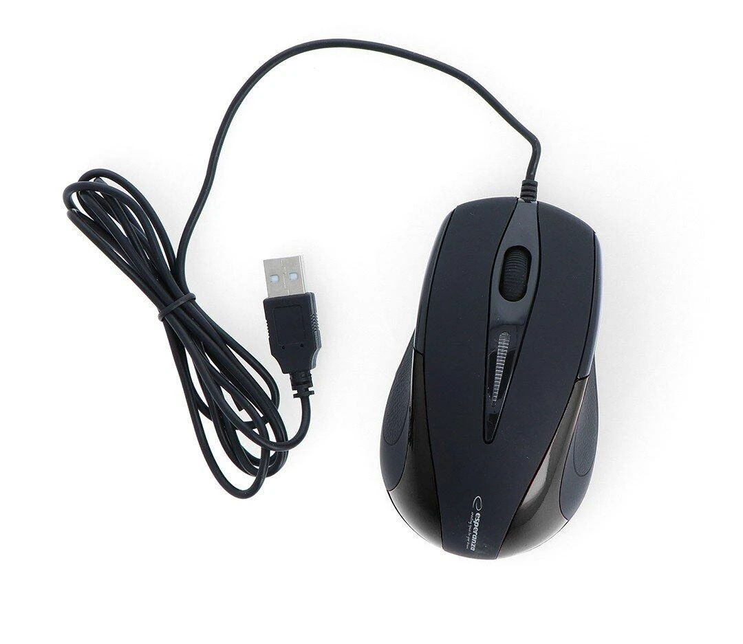 Optinė pelė USB (juoda) Esperanza