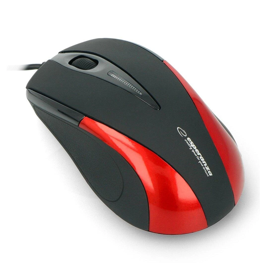 Optinė pelė USB (raudona) Esperanza