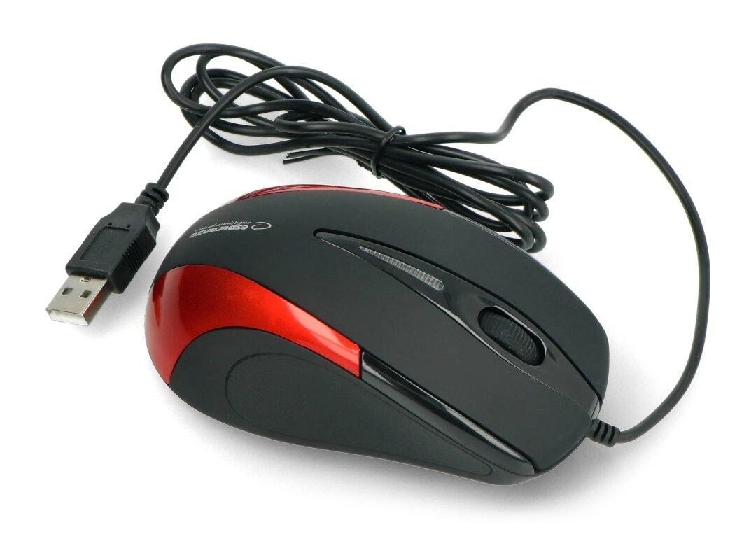 Optinė pelė USB (raudona) Esperanza