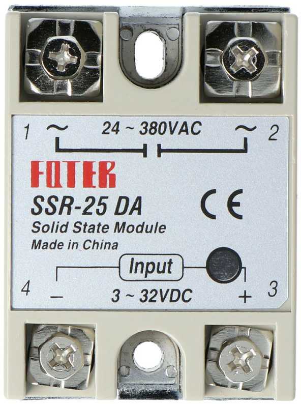 Oem Opto relė SSR Fotek-25 DA - 25A 380VAC / 32VDC