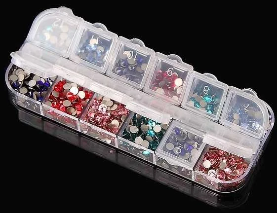 Oem Organizatorius 12 skyrių 130x50x15mm - konteineris smulkiems daiktams - dėžutė