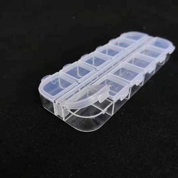 Oem Organizatorius 12 skyrių 130x50x15mm - konteineris smulkiems daiktams - dėžutė