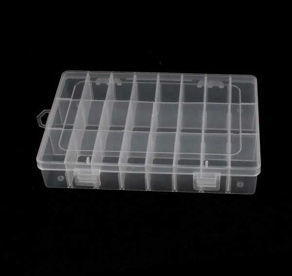 Oem Organizatorius 24 skyriai 195x130x36mm - konteineris smulkiems daiktams