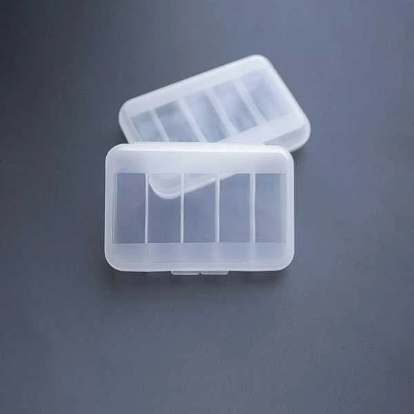 Oem Organizatorius 5 skyriai 83x54x18mm - konteineris smulkiems daiktams
