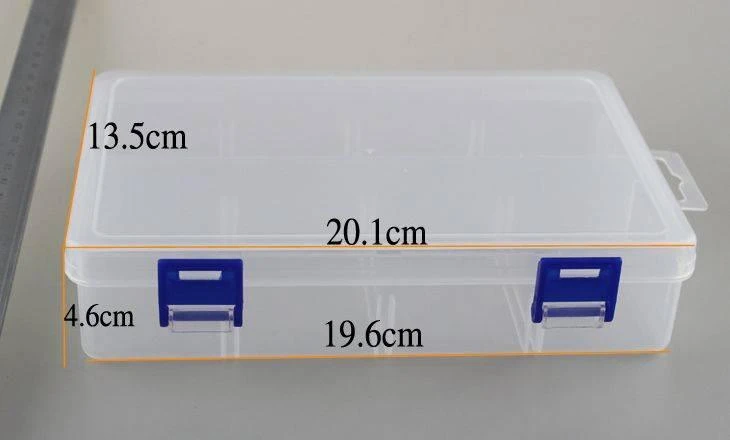 Oem Organizatorius su 2 skyriais 201x135x46mm - dėžutė smulkiems daiktams