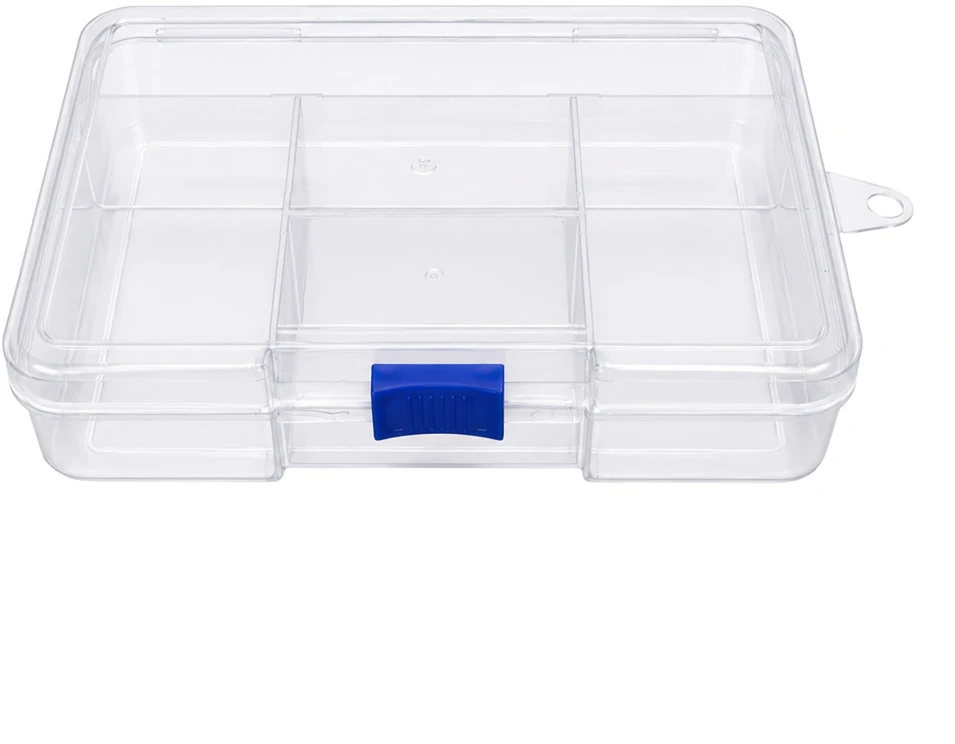 Organizatorius su 5 skyriais 145x98x33mm - konteineris smulkiems daiktams