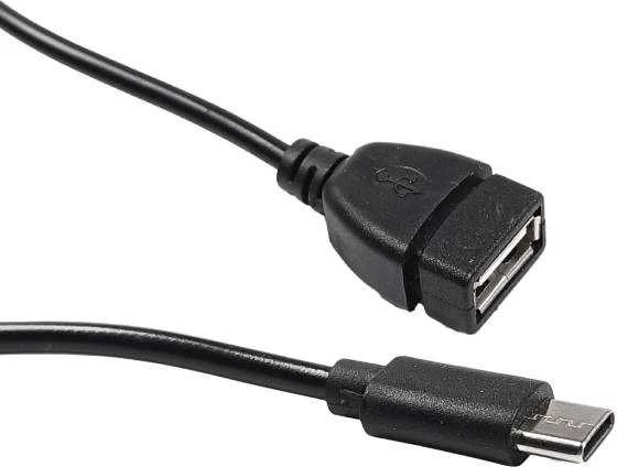 OTG laidas su USB lizdu ir mikro USB jungtimi