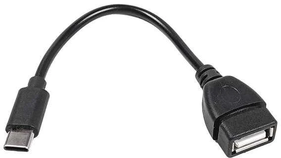 USB-C į USB-A OTG adapteris su lanksčiu laidu