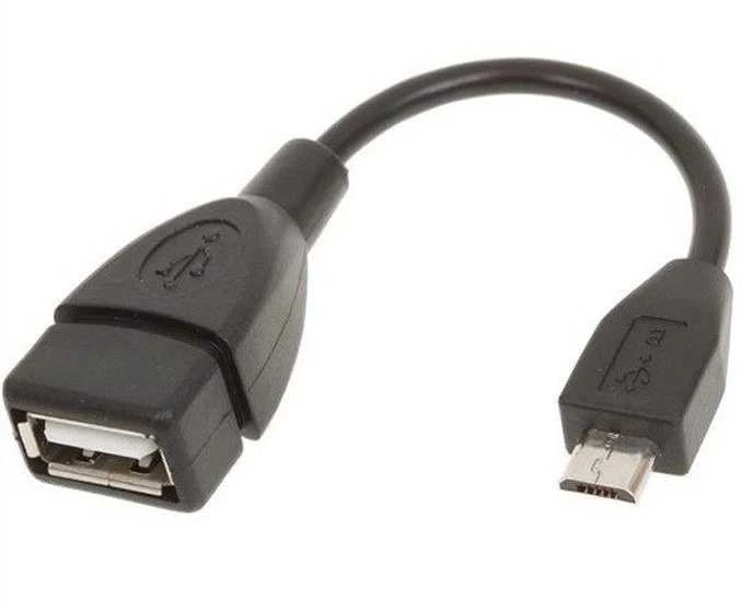 OTG kabelis su USB A ir micro USB jungtimis