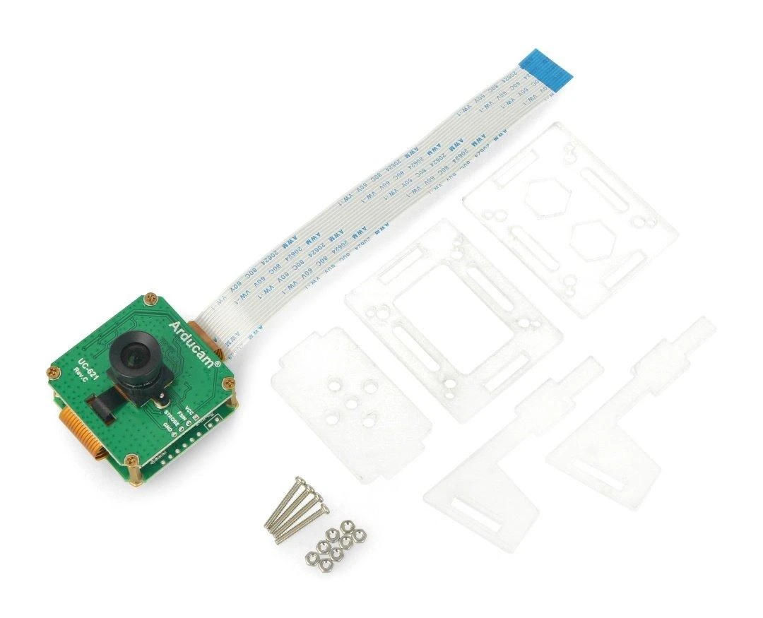 OV2311 2Mpx monofoninė kamera Global Shutter su M12 NoIR objektyvu, skirta Nvidia Jetson Nano - Arducam B0221