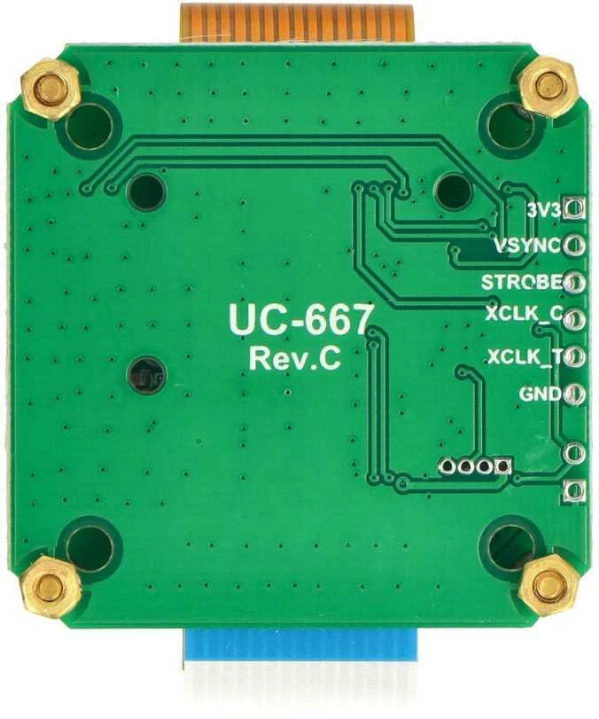 OV2311 2Mpx monofoninė kamera Global Shutter su M12 NoIR objektyvu, skirta Nvidia Jetson Nano - Arducam B0221