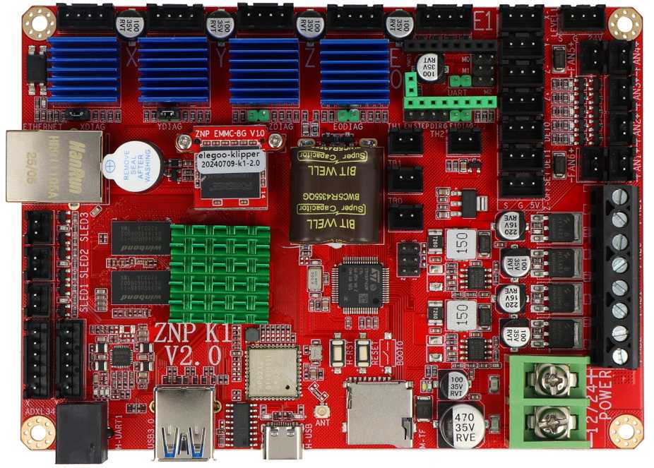 Pagrindinė plokštė Elegoo Neptune 4 Plus/4 Max 3D spausdintuvams