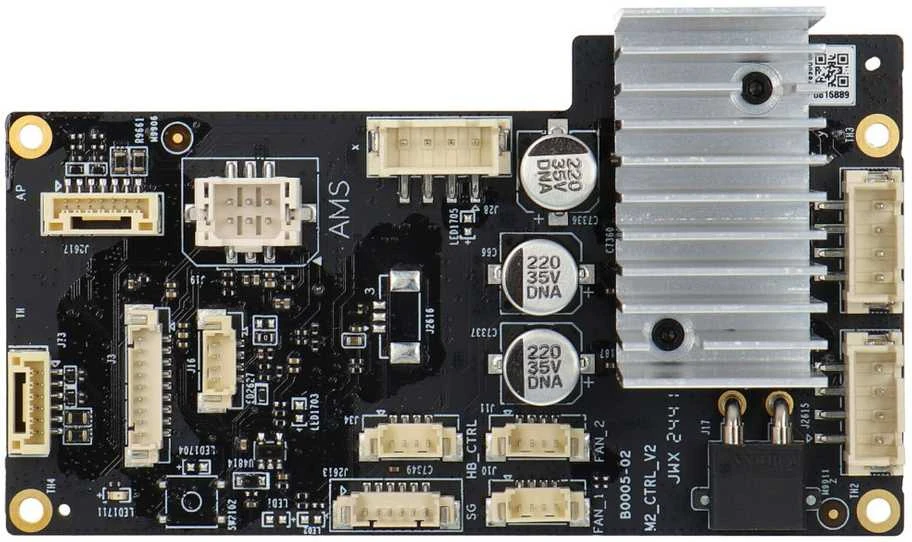 Bambu Lab P1 serijos pagrindinė plokštė su radiatoriumi