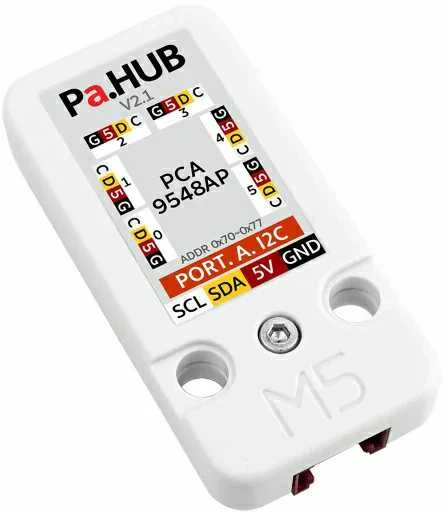PaHub v2.1 – 6 kanalų modulis su I2C multiplekseriu – PCA9548AP – Įrenginio išplėtimo modulis – M5Stack U040-B-V21
