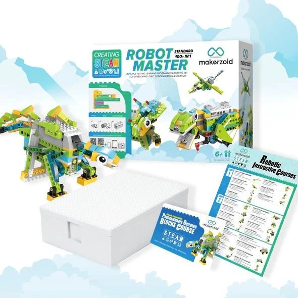 Makerzoid Robomaster RM-Standard rinkinys - mokomųjų blokų rinkinys + 23 pamokų scenarijai