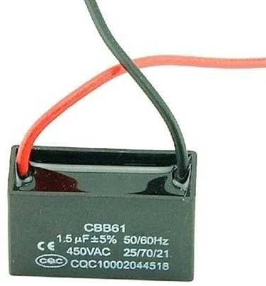 Oem Paleidimo kondensatorius CBB61 3.5uF 450VAC varikliams - su kabeliais