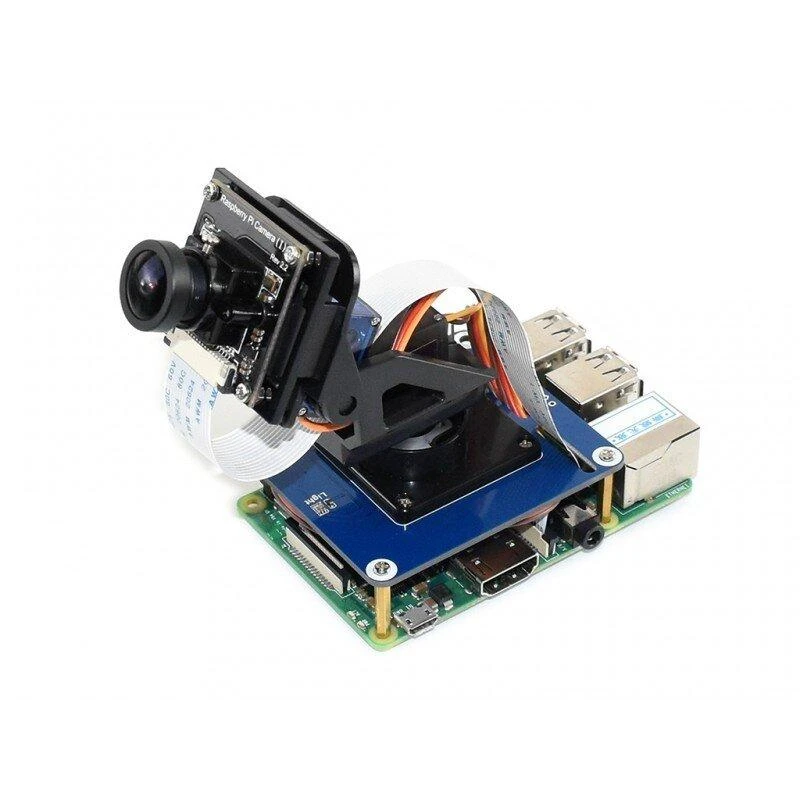 Waveshare Pan-Tilt modulis su kamera Raspberry Pi