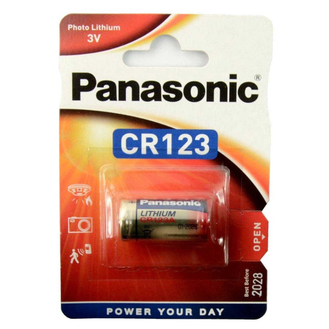Panasonic cr123 Ličio jonų Elementas 3V 1vnt