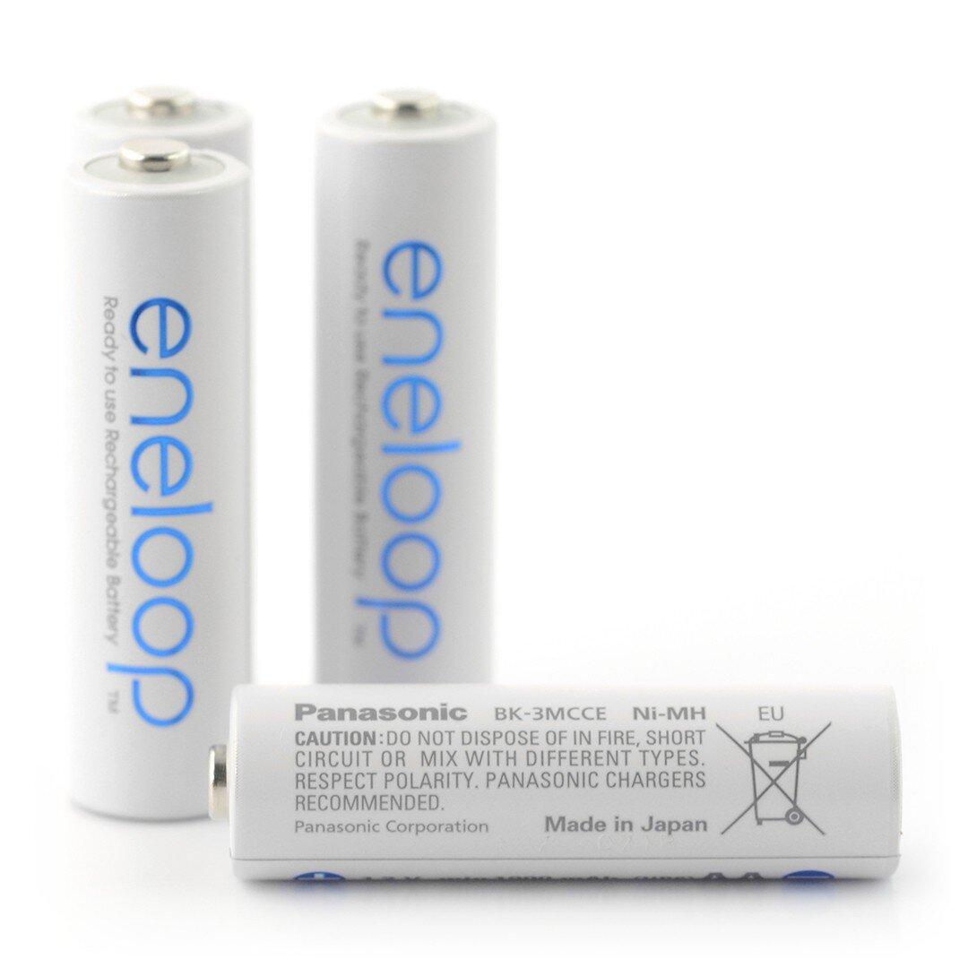 Įkraunami Elementai Panasonic Eneloop AA BK-3MCCE / 4BE 4vnt 2000mAh ...