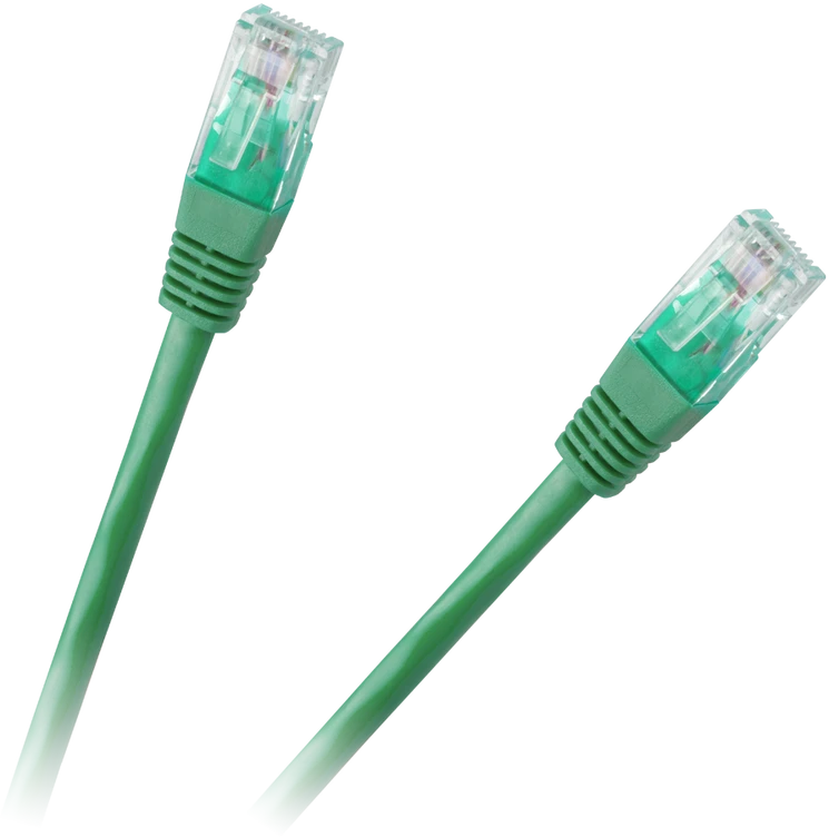 Oem Patchcord kabelis UTP 8c kištukas-kištukas 3.0m CCA žalia kat.6e