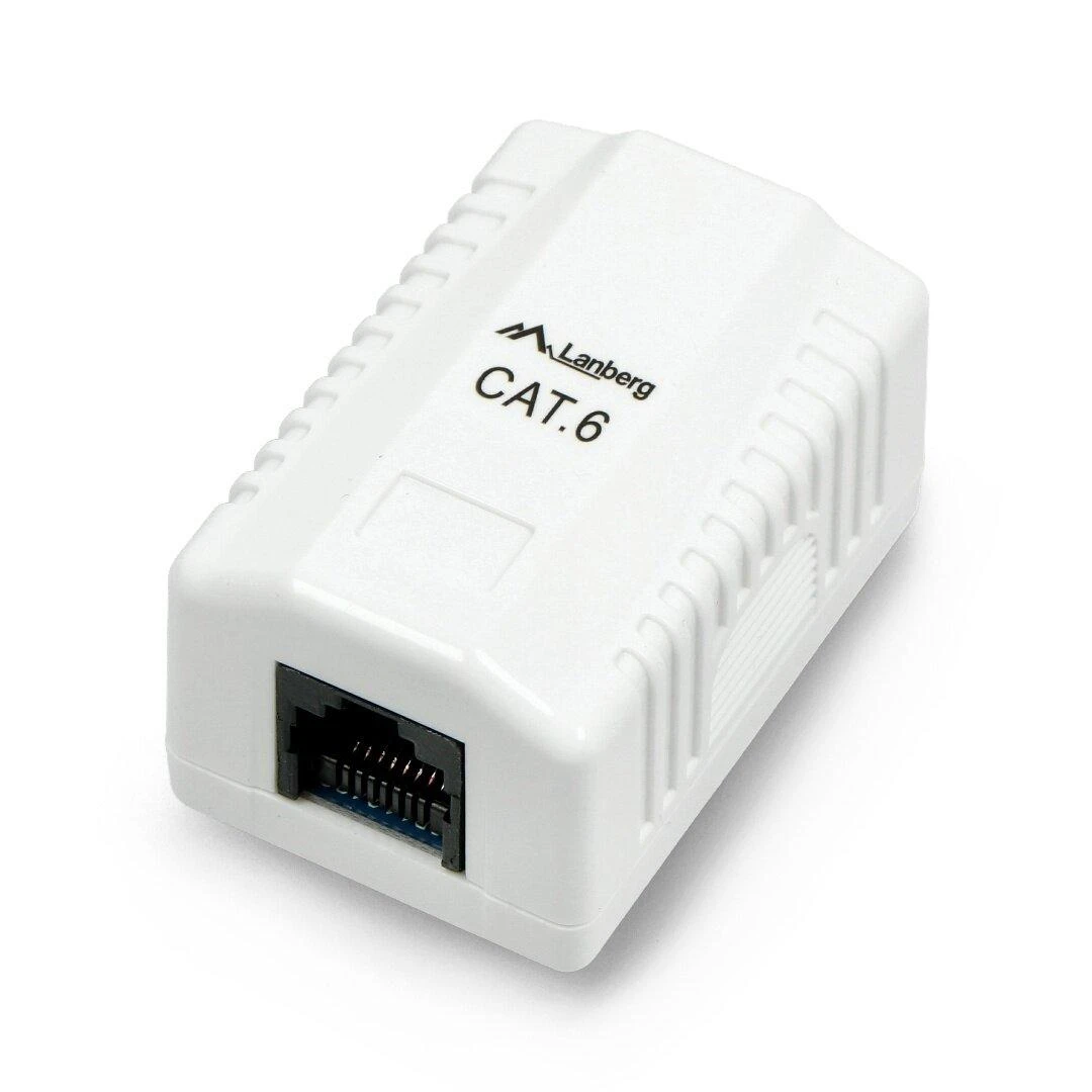 LANBERG OU6-0001-W UTP Data Box 1 prievado RJ45 neekranuotas kat. 6