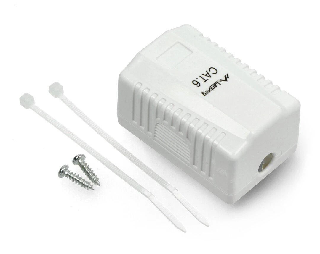 LANBERG OU6-0001-W UTP Data Box 1 prievado RJ45 neekranuotas kat. 6