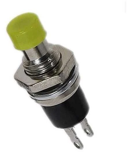 Oem PBS-110 momentinis mygtukas – mėlynas – 250V-1A / 125V-3A – 7 mm – apvalus