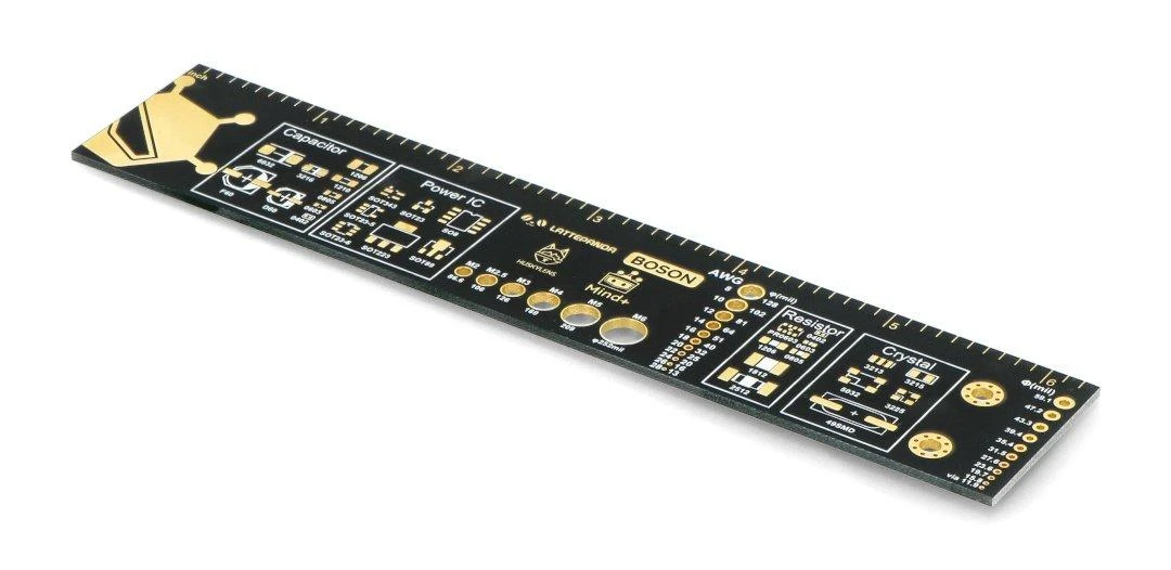 PCB inžinerijos liniuotė - 16cm - DFRobot DWG0014-M