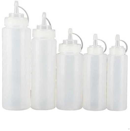 Oem PE/PP buteliukas 450ml - su dangteliu - skysčiams dozuoti