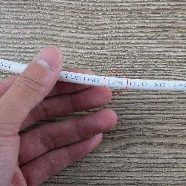 Oem PE vandens vamzdis - 1/4" žarna 6.5 mm - greitoms jungtims ir jungtims - osmosas