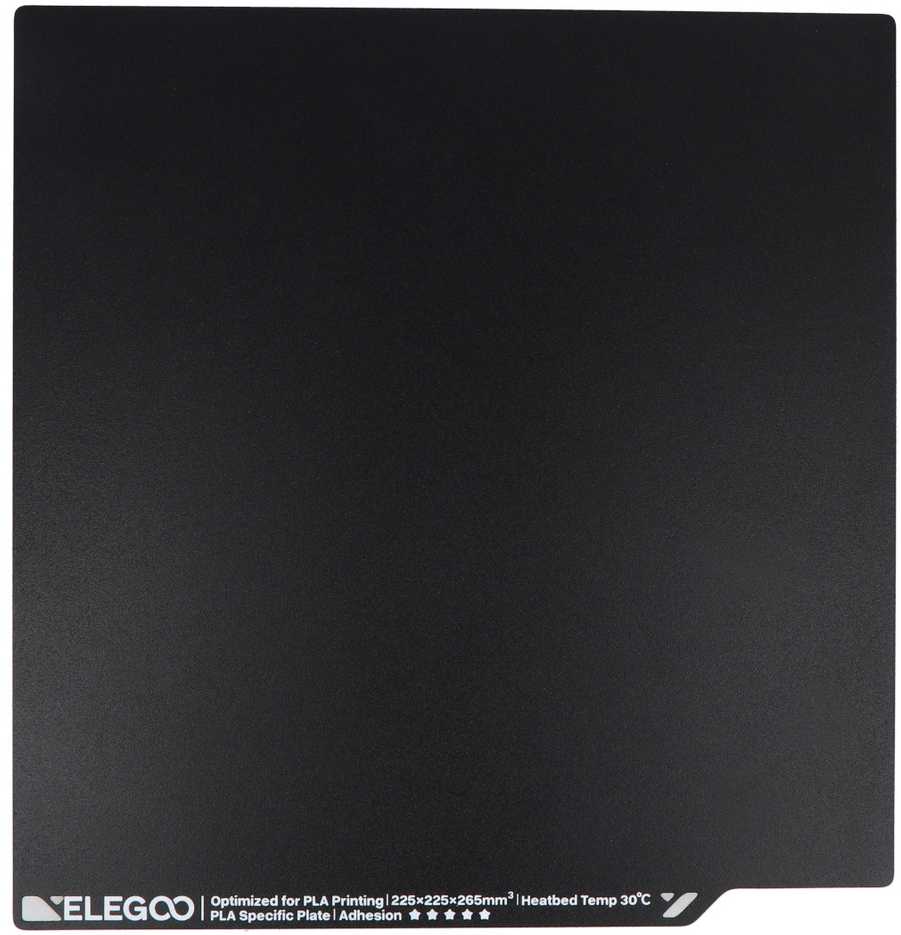 PEI tekstūruotas spausdinimo sluoksnis Elegoo Neptune 4/4 Pro 3D spausdintuvams - 225x225 mm