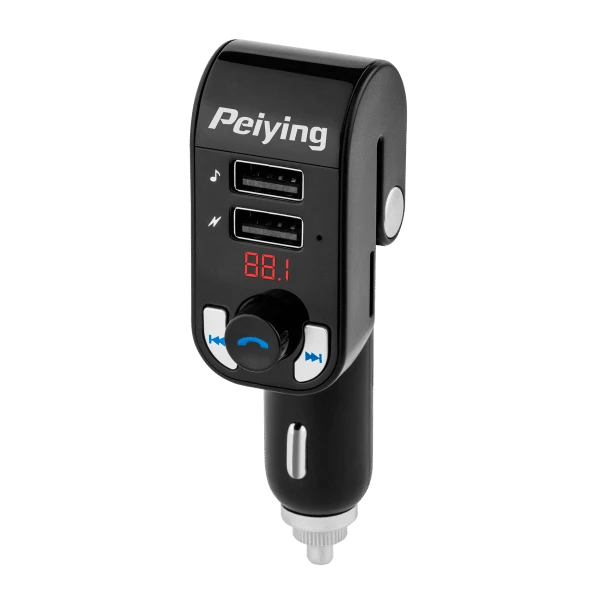 Peiying Automobilinis FM moduliatorius su Bluetooth