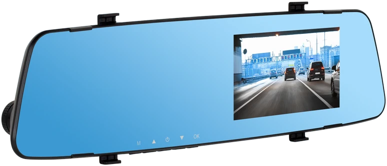 Peiying Basic automobilio veidrodėlis su video registratoriumi ir atbulinės eigos kamera L200