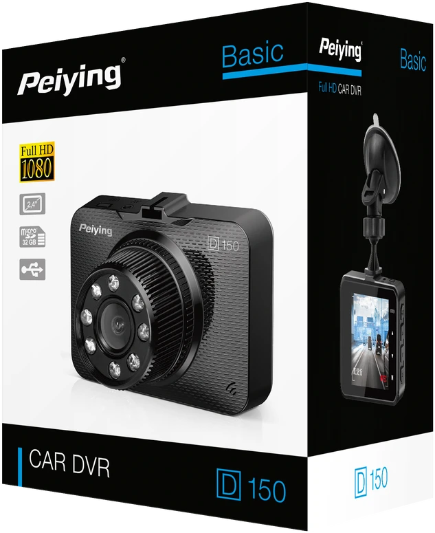 Peiying Basic D150 vaizdo registratorius