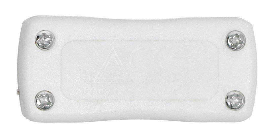 97-023# Oem Pereinamasis klavišinis jungiklis PP15 230V - Baltas