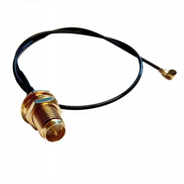 RP-SMA į U.FL adapteris su antena kabeliu